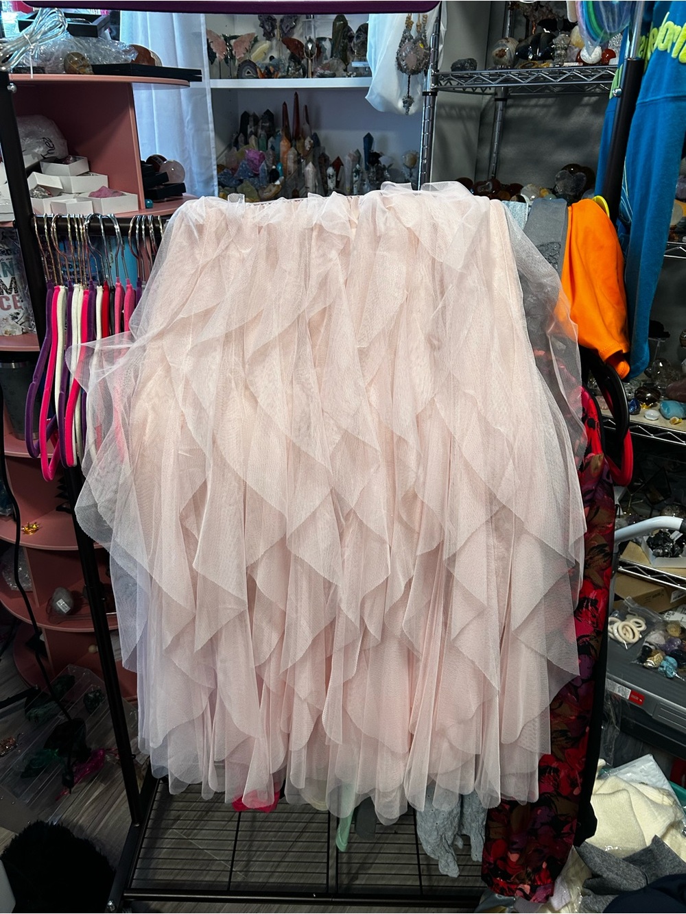 BellanBlue Blush Layered Tulle Skirt